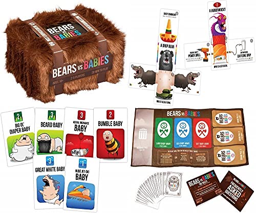 Bears vs Babies Juego: A Card Game from The Creators of Exploding Kittens En Inglés