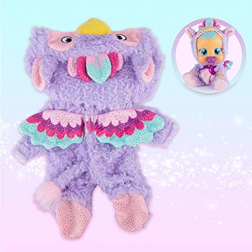 BEBÉS LLORONES Fantasy Pijama Grifo violeta con chupete | Ropa para Bebé Llorón