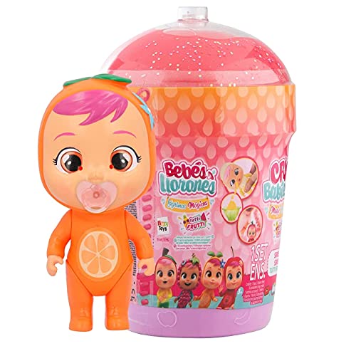 Bebés Llorones Lágrimas Mágicas Casita Tutti Frutti Mini muñeca sorpresa coleccionable con olor a fruta, juguete niña y niño +3 años, Modelos Surtidos