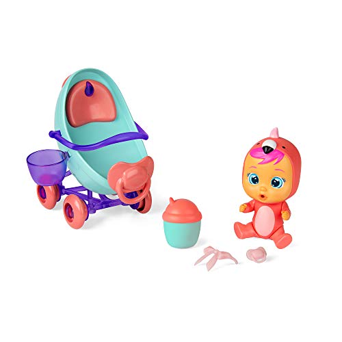 Bebés Llorones Lágrimas Mágicas Coche de Fancy - Mini muñeca y su Vehículo con Vapor y Luz