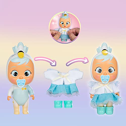 BEBÉS LLORONES LÁGRIMAS MÁGICAS Storyland Dress Me Up | Muñeca sorpresa coleccionable que llora de verdad con ropa a vestir y Accesorios - Juguete y regalo para niños y niñas +3 años