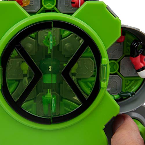 BEN 10 -  Alien Creation Chamber Laboratorio Crea Aliens con 4 Figuras (Giochi Preziosi BEN25000)