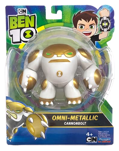 Ben 10 BEN66C10 Figuras de acción Tema metálico-Cannonbolt