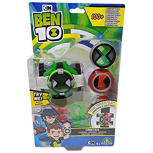 Ben 10 Deluxe Omnitrix Creator Set, Multicolor, 8x9.5x7 cm (Flair Leisure Products BEN51000)