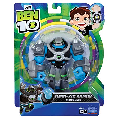 Ben 10- Figura de acción, Armadura de Choque, Multicolor, 8 x 4 x 10 cm (Flair Leisure Products BEN46420)