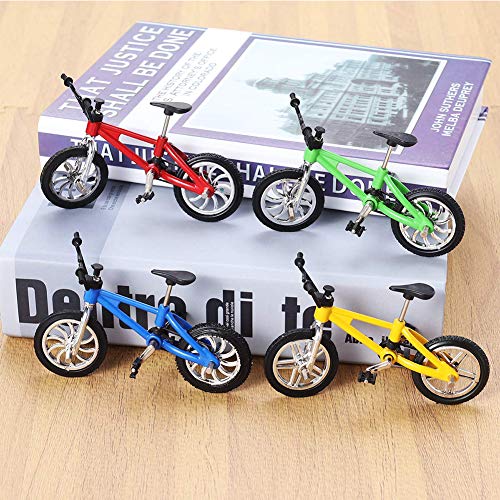 BESLIME Dedo Bikes BMX, mini bicicleta juguete aleación dedo bicicleta montaña, mini modelo, adornos de bicicleta modelo bola Gadgets - 5 piezas