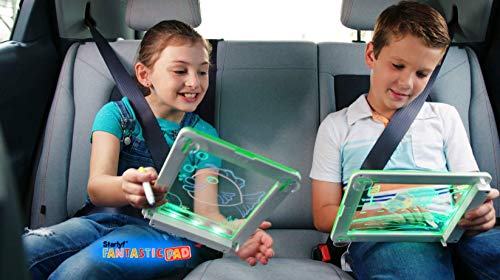 BEST DIRECT Fantastic Pad Visto en TV Pizarra Mágica con Luces Led y Cartones de Dibujo para Dibujar y Pintar Regalo para Niños No Ensucia Estimula la Creatividad