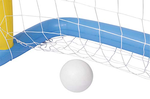 Bestway 8321070 Flotador Porteria Waterpolo con Pelota, 137 x 66 cm