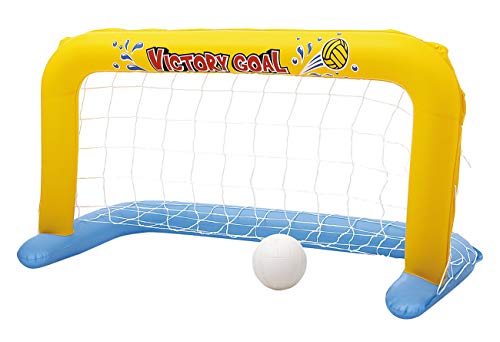 Bestway 8321070 Flotador Porteria Waterpolo con Pelota, 137 x 66 cm