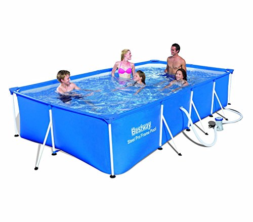 Bestway - Piscina elevada - Estructura con motor - Medidas 400 x 211 x 81 cm - Modelo n.56424 - MWS