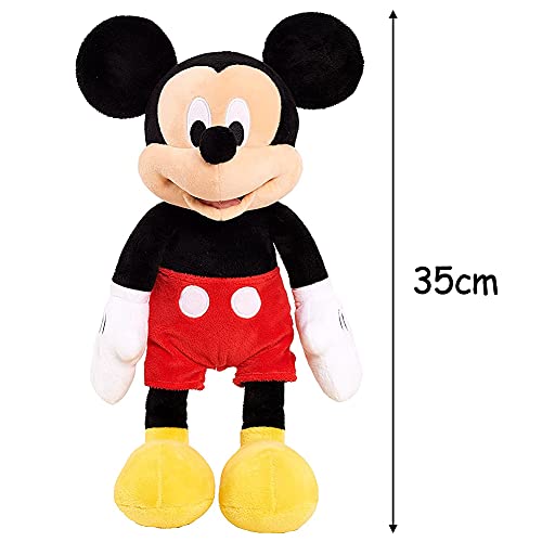 BESTZY Mickey Juguetes de Peluche, Muñeca Infantil Bonitos Peluches Plush Doll Toy, Regalo para Niños (35cm)