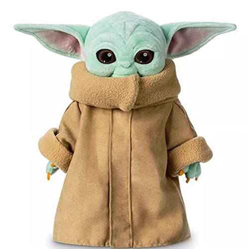 BESTZY Peluche De Star Wars para Bebé, Bebé Star Wars Muñeca De Peluche De Star Wars De Peluche Muñeca De Peluche para Niño, Baby Star Wars Plush Doll Toy, Regalo para Niños (25cm)