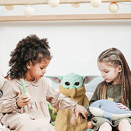 BESTZY Peluche De Star Wars para Bebé, Bebé Star Wars Muñeca De Peluche De Star Wars De Peluche Muñeca De Peluche para Niño, Baby Star Wars Plush Doll Toy, Regalo para Niños (25cm)