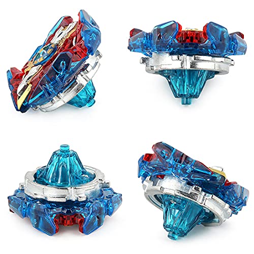 Beyblade Burst Peonzas 2Pcs Conjuntos de Metal de Gyro 4D Peonzas Gyro Lucha Maestro Cadena Launcher con Estadio Infinity Nado Básico Duelos Conjuntos Regalo para Niños