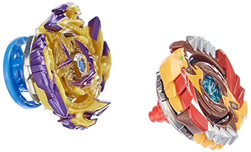 Beyblade Burst Surge - Juego de 2 tecletas de competición Speedstorm Spear Valtryek V6 y Regulus R6, Juguete para niños Desde 8 años