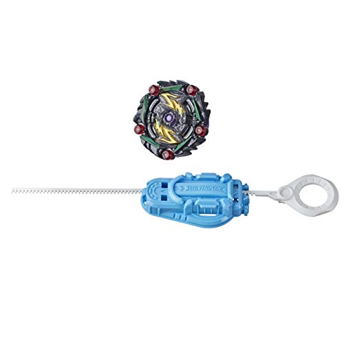 Beyblade Burst Surge Speedstorm - Kit Inicial - Curse Satomb S6 - Top de Batalla Tipo Defensa con Lanzador - Juguete para niños