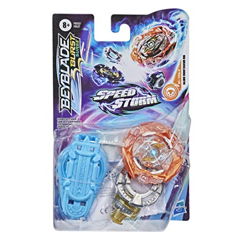 Beyblade Burst Surge Speedstorm - Kit Inicial - Glide Roktavor R6 - Top de Batalla Tipo Resistencia con Lanzador - Juguete para niños