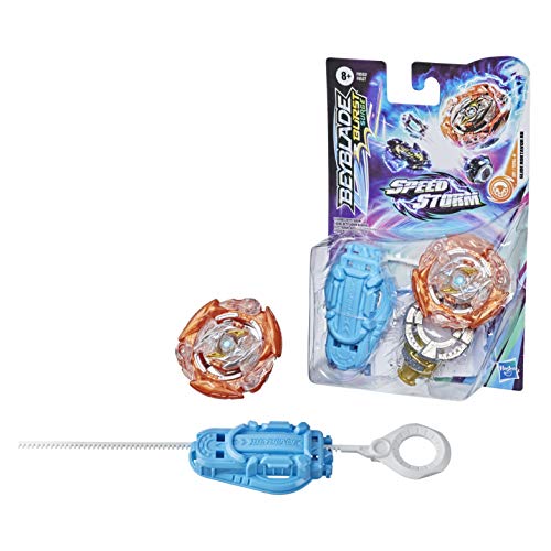 Beyblade Burst Surge Speedstorm - Kit Inicial - Glide Roktavor R6 - Top de Batalla Tipo Resistencia con Lanzador - Juguete para niños