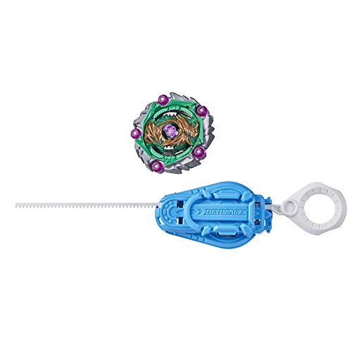 Beyblade Burst Surge Speedstorm - Kit Inicial - Top Curse Devolos D6 - Top de Batalla Tipo Equilibrio con Lanzador - Juguete para niños