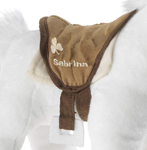 Bibi & Tina 637573 – Caballo, Sabrina pie, Color Blanco/marrón