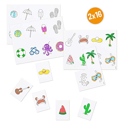 BIC Kids Memory Game Estuche Viaje: Lápices, Ceras, Rotuladores, Juego de Memoria 32 Piezas - Caja de 64