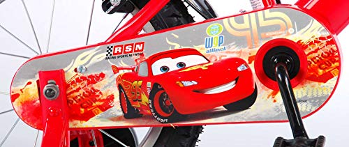 Bicicleta Niño Disney Cars 14 Pulgadas Frenos al Manilar Ruedas Extraíbles Rojo …