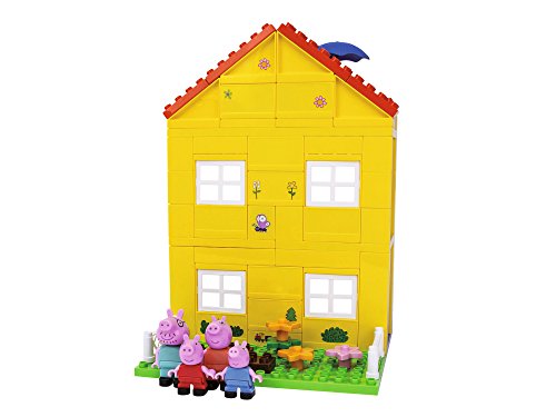 BIG Casa Peppa Pig Bloques de Construcción, 107 Piezas