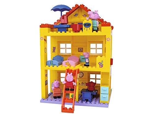 BIG Casa Peppa Pig Bloques de Construcción, 107 Piezas