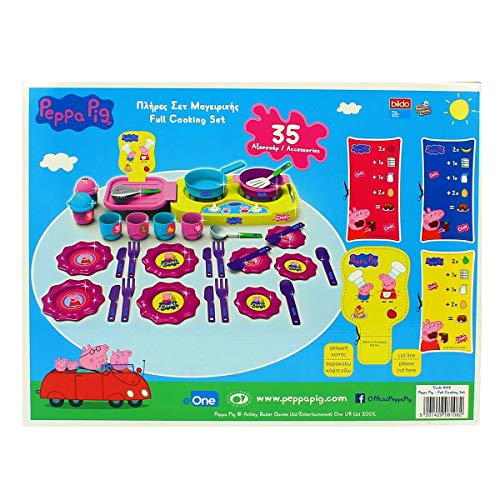 Bildo Juego de Cocina Grande Peppa Pig, Multicolor 8108