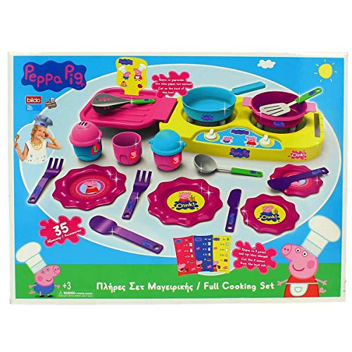 Bildo Juego de Cocina Grande Peppa Pig, Multicolor 8108