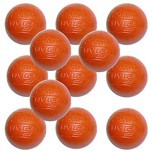 Billares Sam Bola futbolin plastico Naranja flashball 33mm 17. 5gr 12 Unidades