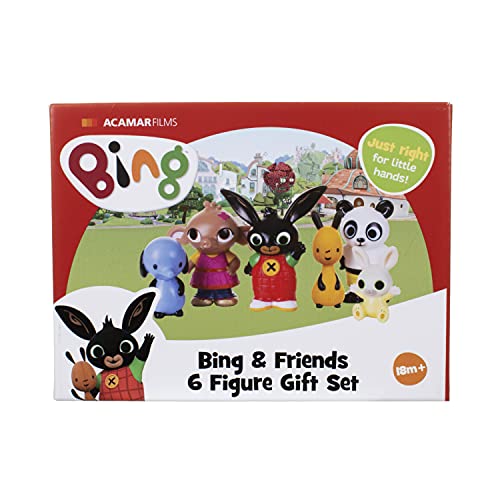 Bing 3519 & Friends - Juego de 6 Figuras de Regalo