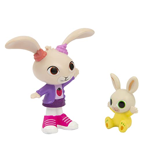 Bing - Juego de Minifiguras Coco y Charlie para Las Manos de los más pequeños, coleccionables, para niños a Partir de 18 Meses, BNG10L01, Giochi Preziosi