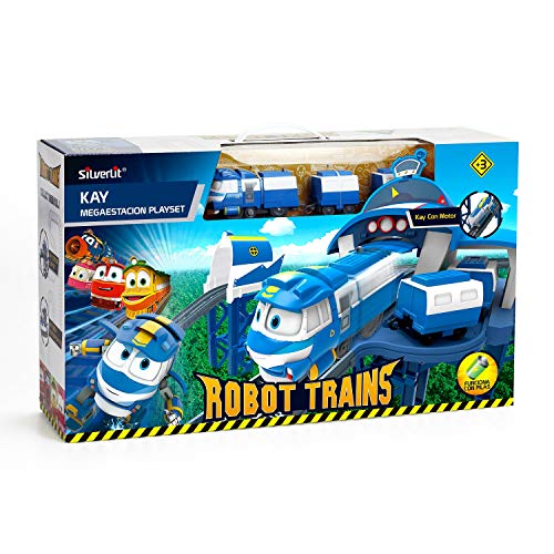 Bizak-62000170 Robot Trains Megaplayset Estación De Kay, Multicolor (62000170)