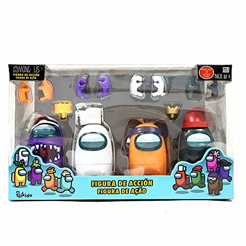 Bizak Among Us - Figura de Acción Pack de 4 En Caja (64116030)