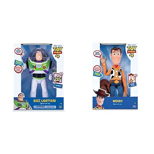 Bizak Buzz Lightyear con Voz (61234070 1) + Woody con Voz, Multicolor, Única (61234071 1)