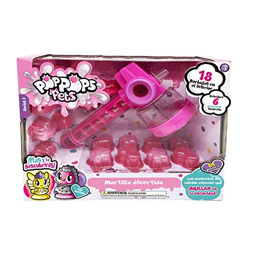 Bizak Pops Pop Pets Playset Martillo con 18 Burbujas (63273003)