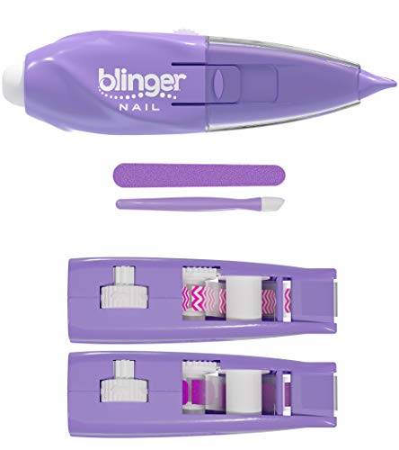 Blinger BGW0022 - Pegatinas para uñas con 2 Rollos de Pegatinas, Estilo 3, para niños a Partir de 6 años