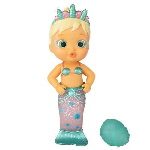 Bloopies Sirenas Flowy Muñeca sirena que lanza Agua y hace Burbujas, Juguete de baño para +18 meses