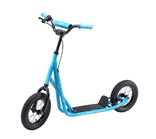 BLUE GORILLAZ Patinete Infantil Patineta Scooter 12" para niños y niñas a Partir de 6-7 años | Azul