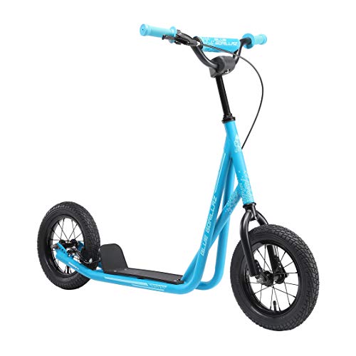 BLUE GORILLAZ Patinete Infantil Patineta Scooter 12" para niños y niñas a Partir de 6-7 años | Azul