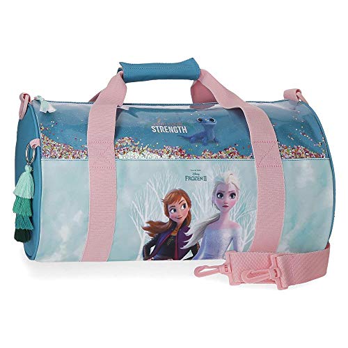 Bolsa de Viaje Frozen Find Your Strenght, Azul, 35x21x11,5 cm