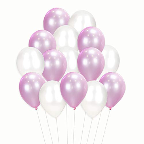 Bombona de Helio Mister Helio + Globos de látex Rosa y Perla (20 Globos)