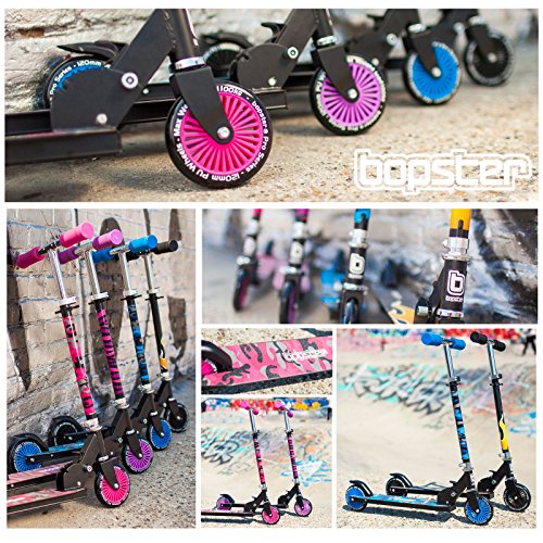 Bopster Patinete Plegable para niños - Rosa Camuflaje