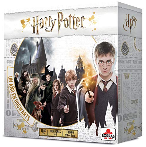 BORRAS 18357 Un Año en Hogwarts Mesa Harry Potter, 4 Modos de Juegos Distintos, a Partir de 7 años, Multicolor