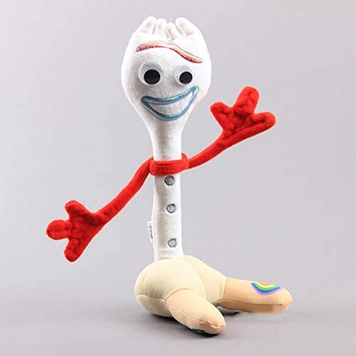 Boufery Peluche de Juguete Forky de película de Dibujos Animados, Figura Almohada de muñeca de Anime de Peluche Suave, Regalo de cumpleaños para niños de 11 `` 28 cm