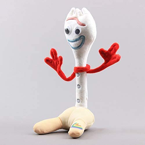 Boufery Peluche de Juguete Forky de película de Dibujos Animados, Figura Almohada de muñeca de Anime de Peluche Suave, Regalo de cumpleaños para niños de 11 `` 28 cm