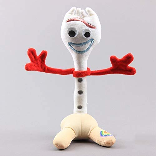 Boufery Peluche de Juguete Forky de película de Dibujos Animados, Figura Almohada de muñeca de Anime de Peluche Suave, Regalo de cumpleaños para niños de 11 `` 28 cm