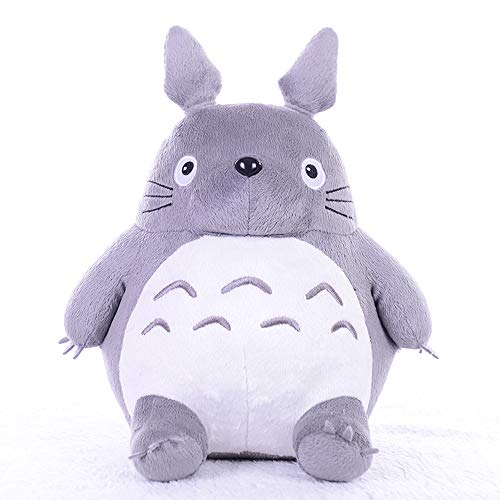 Boufery Totoro Peluches Suave, Cojín de Almohada de Dibujos Animados de Animales de Peluche, Lindo Gato Gordo Chinchillas Niños Cumpleaños Navidad