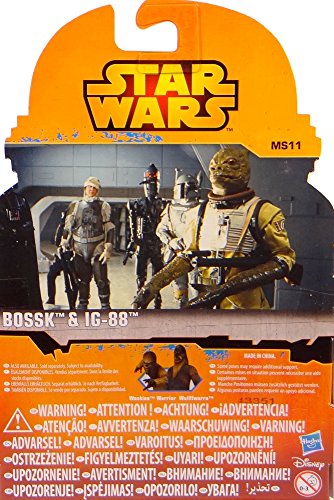 Bounty Hunter Bossk y IG-88 Episodio V Mission Series MS11 Star Wars Rebels Saga Legends 2015 Hasbro / Disney